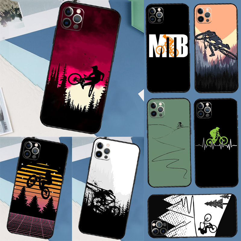 Mountain Biking Cartoon - Capa para Bicicleta de Montanha MTB
