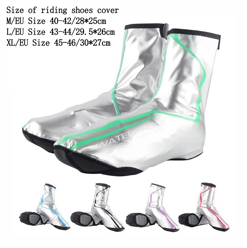 Mountain Biking Shoes - Capas Impermeáveis Unissex de PU para