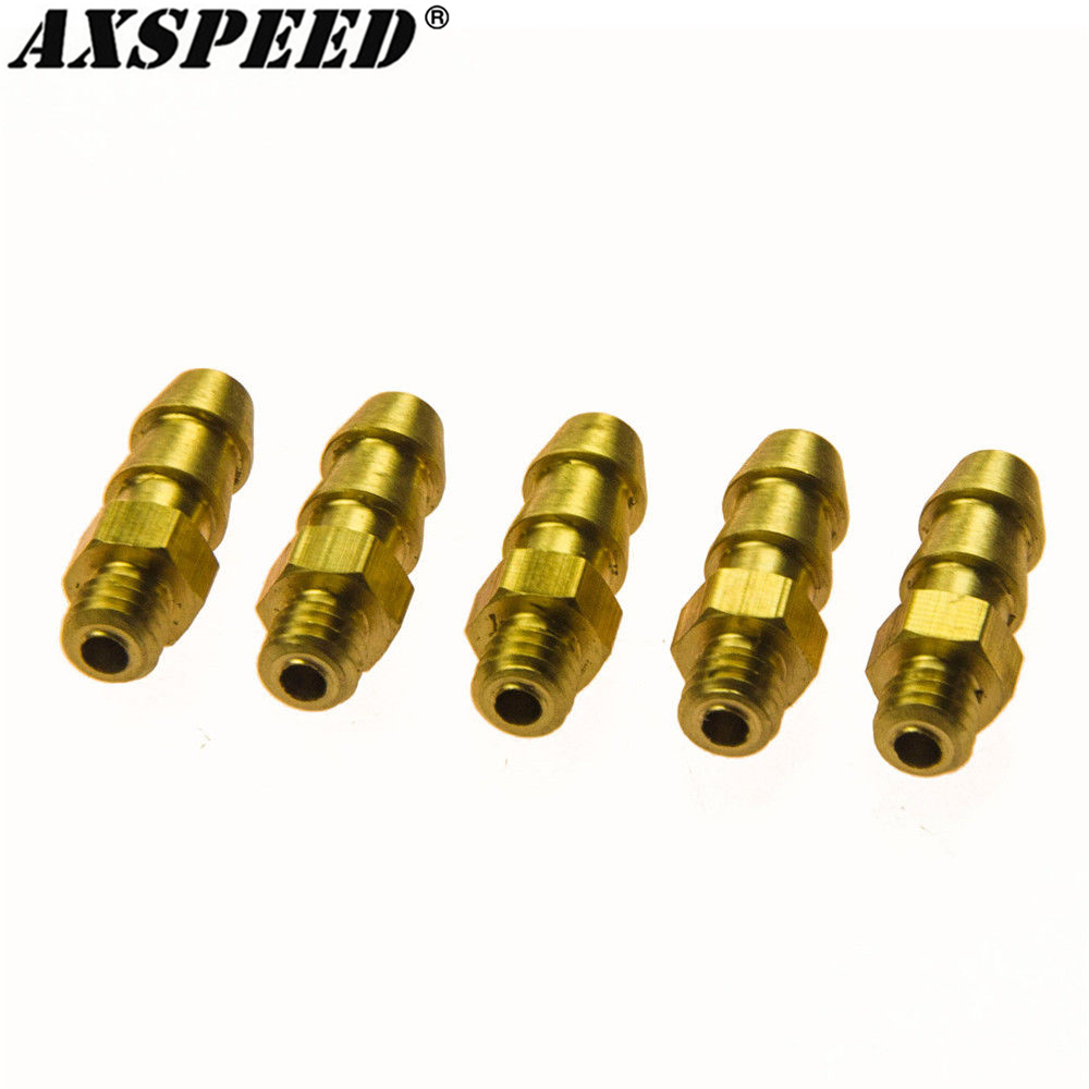 Spoke Nipple Brass - AXSPEED 5 unidades M4 M5 M6