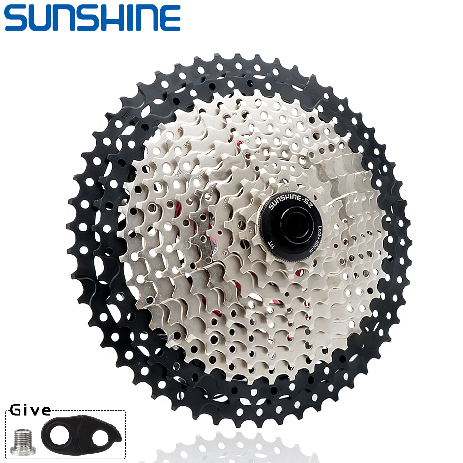 Cassette 11 Speed - SUNSHINE-Bicicleta Cassette Freewheel, 8, 9, 10,