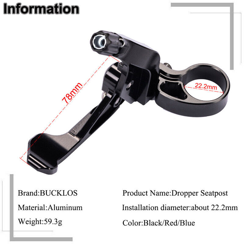 Bucklos telescópica selim cont - Dropper Post Remote avaliação e preço