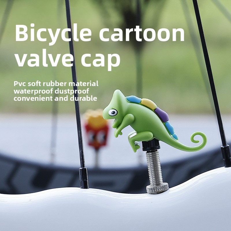 2/3 Peças Tampa de Válvula de  - Mountain Biking Cartoon avaliação e preço